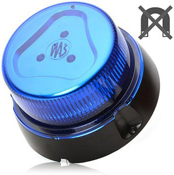 LED-MARTIN R65 Rundumkennleuchte flach - blau - 3 Punkt