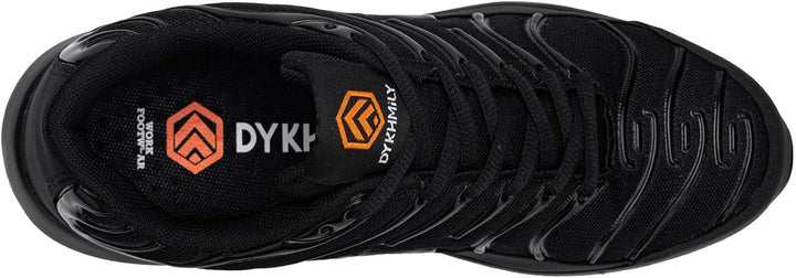 DYKHMILY Arbeitsschuhe Herren Sicherheitsschuhe Leichte Pannensichere Stahlkappenschuhe Arbeit Komfo