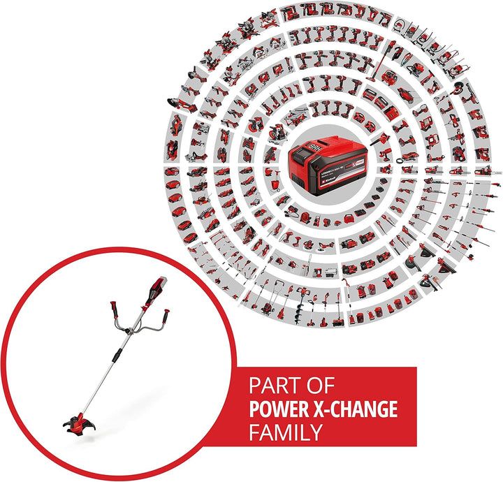 Einhell Akku-Sense AGILLO 18/200 Power X-Change (Li-Ion, 18V, 7500 min-1, Faden m. Tippautomatik/3-Z