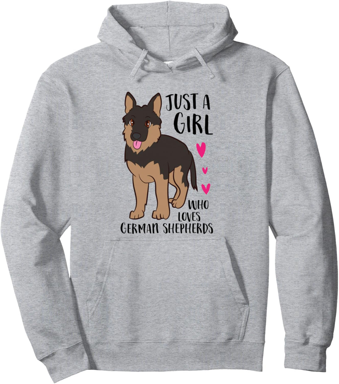 Nur Ein Mädchen Das Deutsche Schäferhunde Liebt Pullover Hoodie