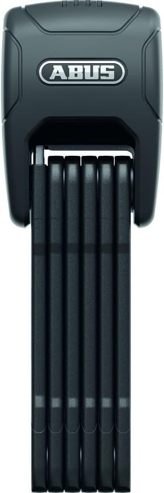 ABUS Faltschloss Bordo Granit™ XPlus 6500KA/90 Black SH & Wand- und Bodenanker Granit WBA 75 - Befes