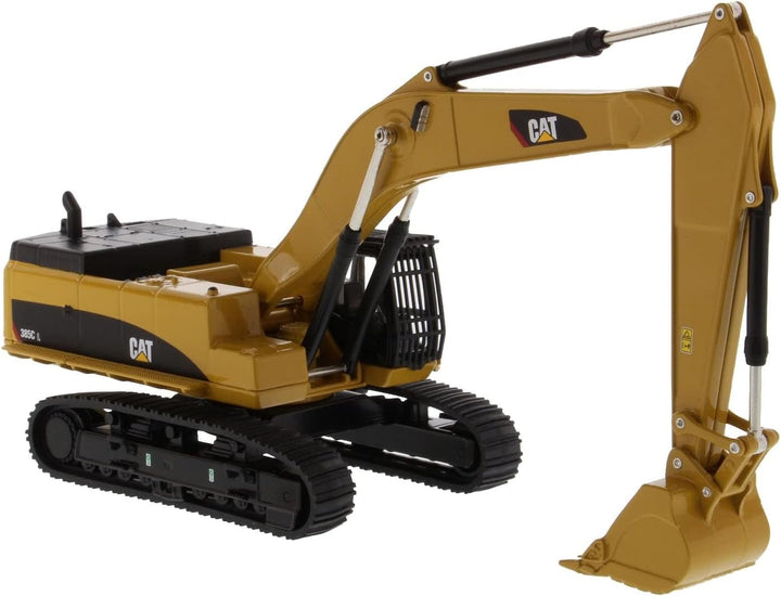 Diecast Masters 85694 - Caterpillar Kettenbagger 385C, detailgetreues CAT Baufahrzeug in Displayfens