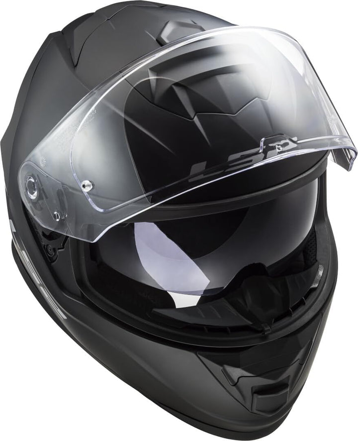 LS2 Motorradhelm FF800 STORM SOLID MATT BLACK, Schwarz, M M Schwarz, M Schwarz