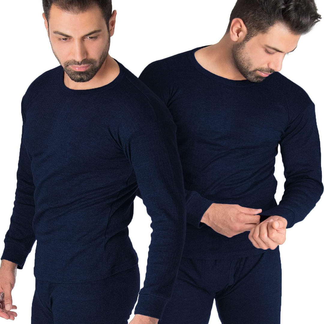 Black Snake® Ski- & Thermounterwäsche Sport Thermounterhemden Langarm Herren - 2 Stück M Blau, M Bla