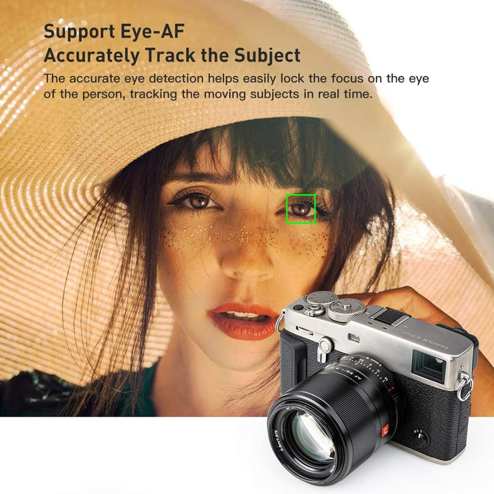 VILTROX AF 56mm f1.4 XF Prime Objektiv für Fuji X Mount X-E3 X-PRO3 X-A7 X-T4 X-T30 X-T200,(Festbren