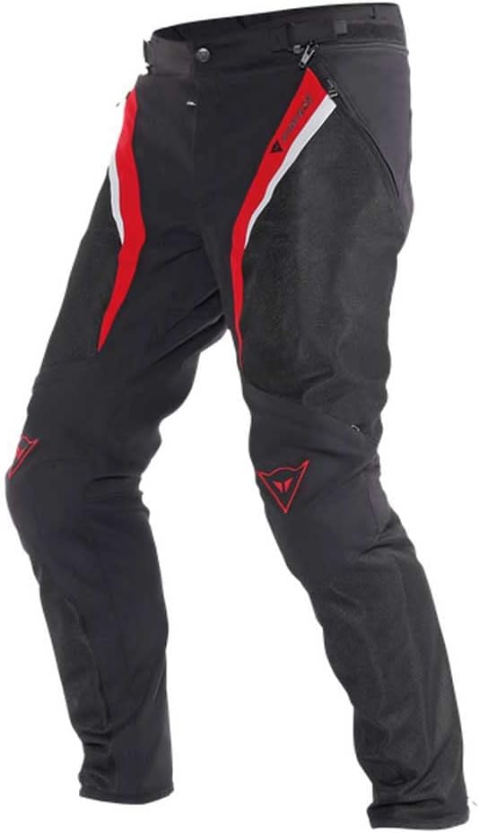 Dainese Drake Super Air Tex Motorradhose 56 Schwarz/Rot/Weiss, 56 Schwarz/Rot/Wei&#xDF;