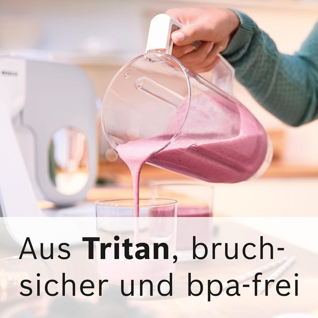 Bosch Mixer-Aufsatz MUZ5MX1, Füllmenge 1,25 Liter, Kunststoff, Mixen von Shakes oder Cocktails, spül