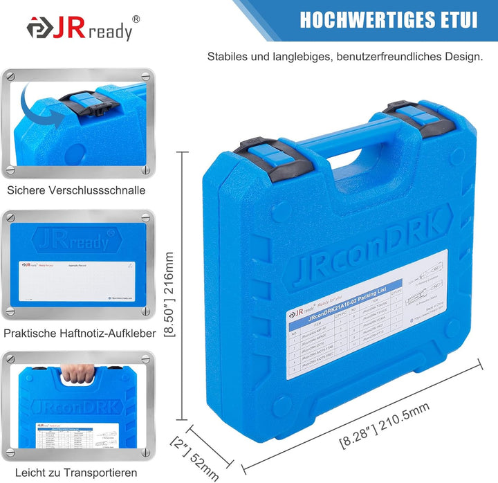 JRready JRconDRK21A10-02 Auspinwerkzeug Kit Neu Entriegelungswerkzeug Mit Schutzhülle Kompatibel Mit
