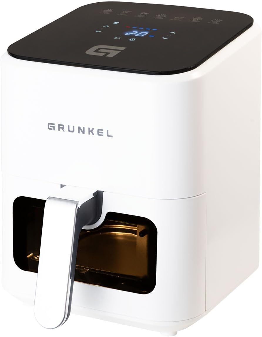 Grunkel 4l 1200w Air Fryer 4L 33 cm x 23 cm x 31 cm Weiss, 33 cm x 23 cm x 31 cm Weiss