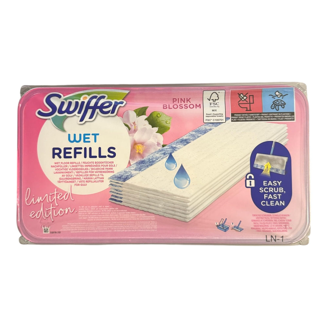 Swiffer Feuchte Bodentücher Nachfüllpackung 24 Tücher Pink Blossom *Limited Edition*