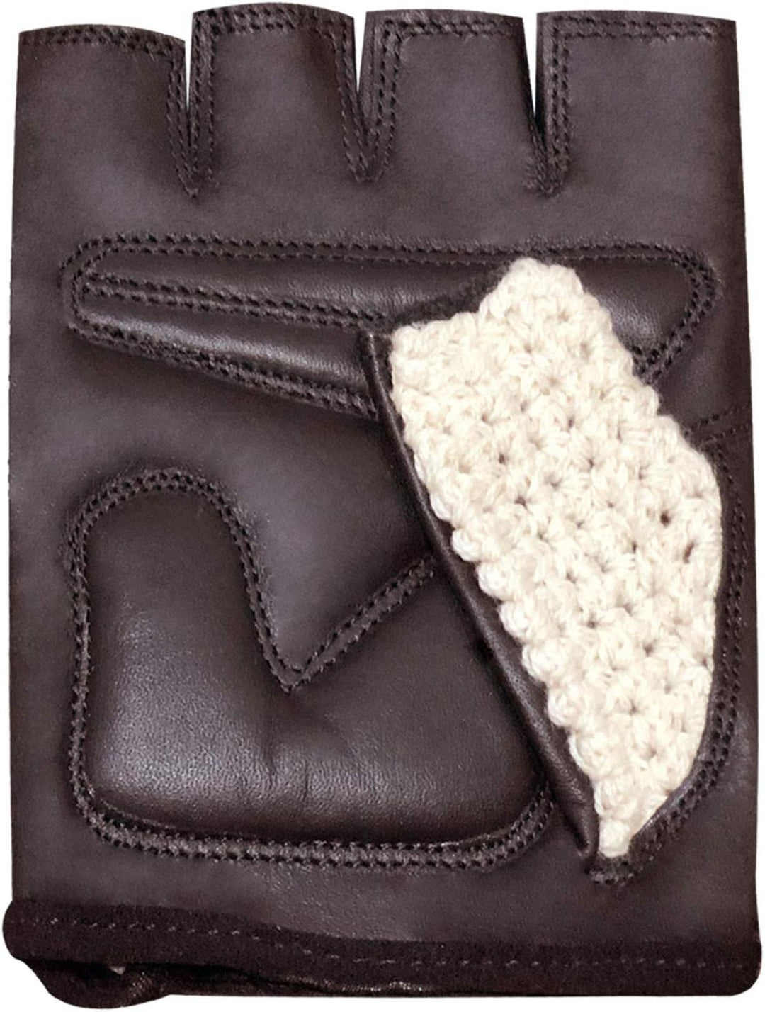 Prime Fingerlose Netzhandschuhe Gepolsterte Handschuhe Biker Fitness Gym Body Building Gewichtheben