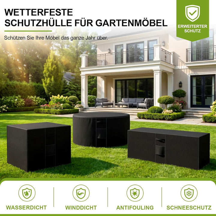 Abdeckung für Gartenmöbel 80x80x80 Gartenmöbel Abdeckung Schutzhülle Sitzgarnituren Gartentische und