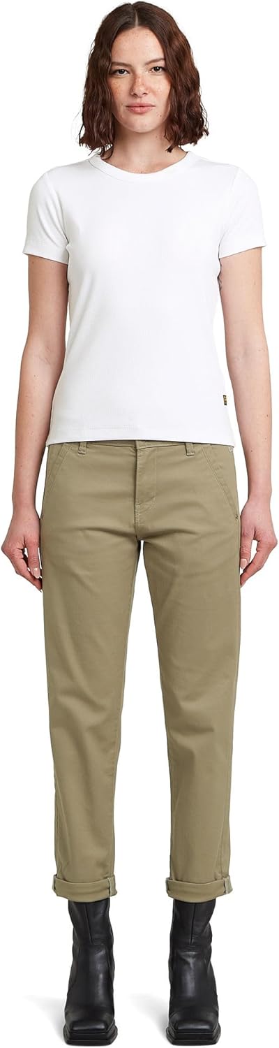 G-Star Damen Kate Boyfriend Chino 23W / 28L Grün (Ensis Green D25257-c105-6057), 23W / 28L Grün