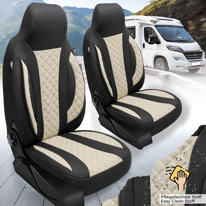 BREMER SITZBEZÜGE Wohnmobil Schonbezüge für FIAT Ducato 250 Sun Camper Hunter 630 Maxi WPL410 WPL410