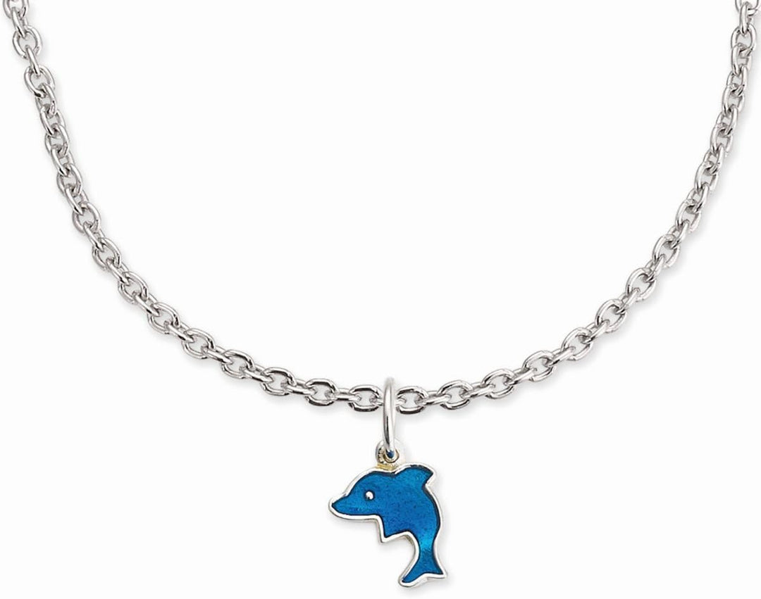 small Foot Company (Handy) 4254 Modeschmuck Kette inkl. Delfinanhänger, blau