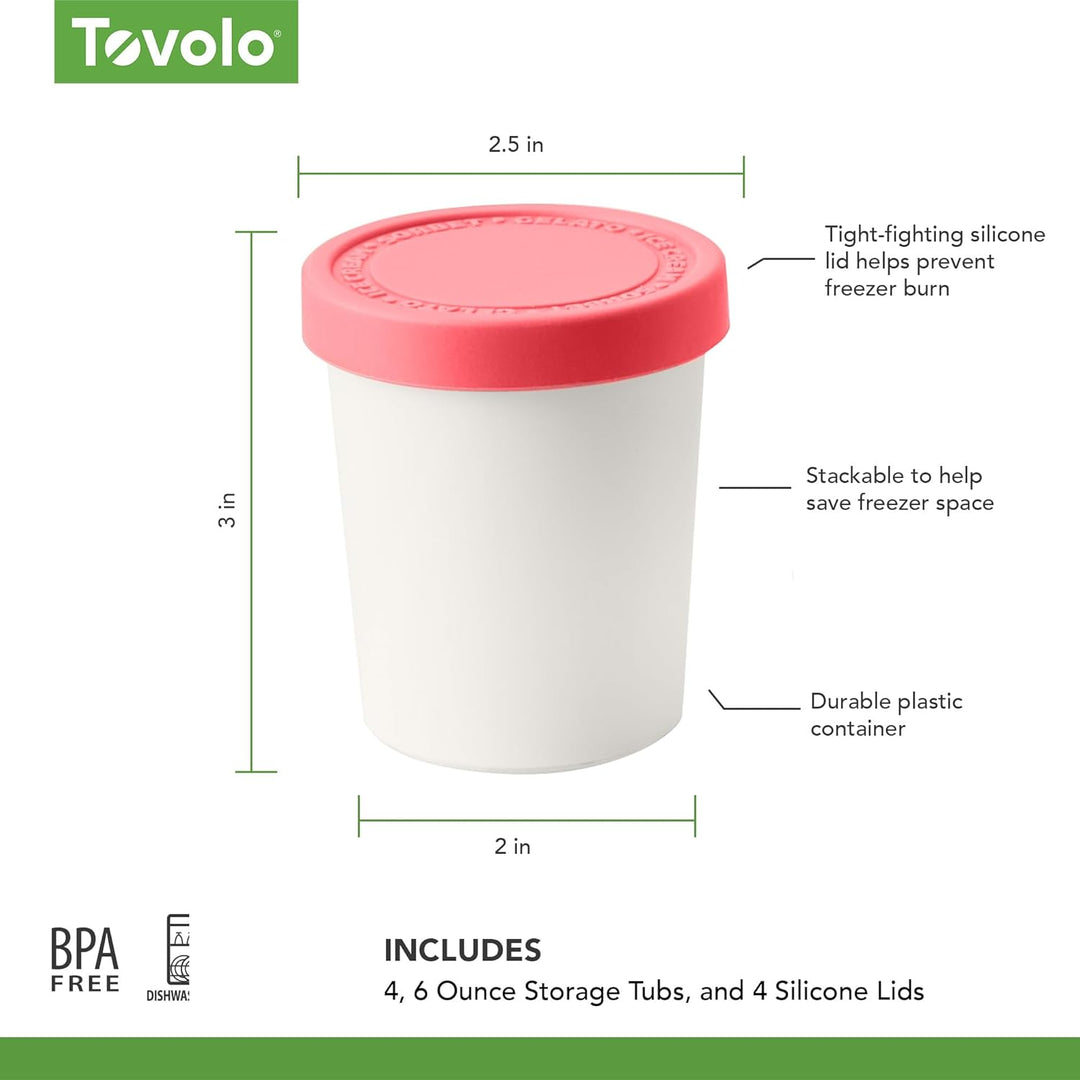 Tovolo Bewaarboxjes Mini Set 4 st. assorti