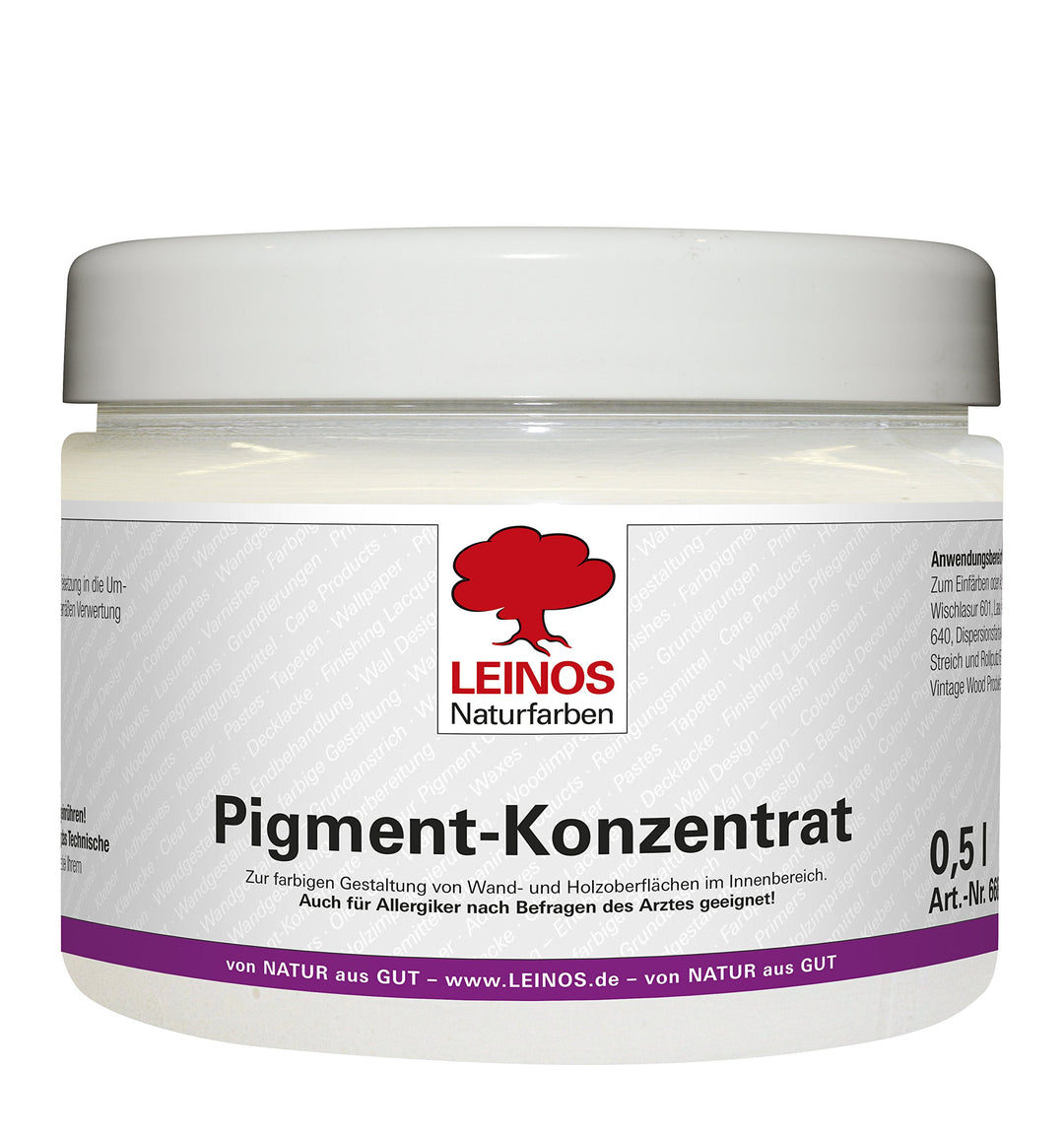 Leinos 668 Pigment-Konzentrat 331 Titan-Weiss 500ml 500ml 331 Titan-Weiss, 500ml 331 Titan-Weiss