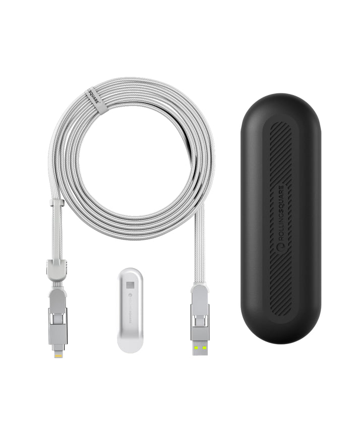 Rolling Square inCharge XL 300 cm - USB-C-Kabel, Universal-Smartphone-Kabel, Geschenk für Männer, 6-