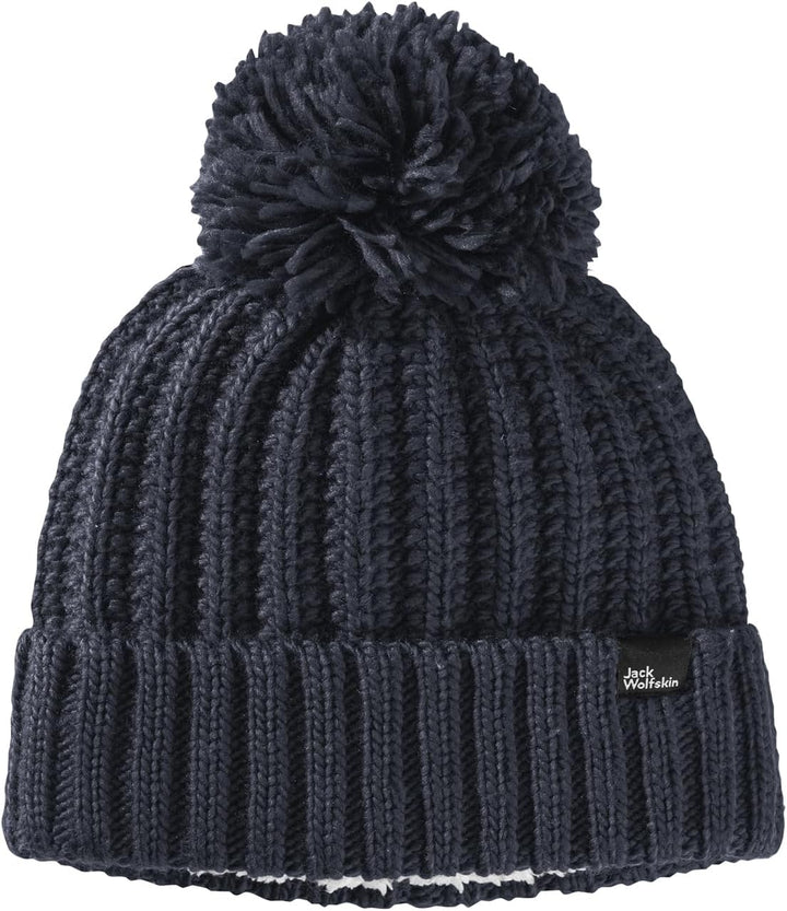 Jack Wolfskin Damen Beanie-Mütze Highloft Knit Beanie W S night blue, S night blue