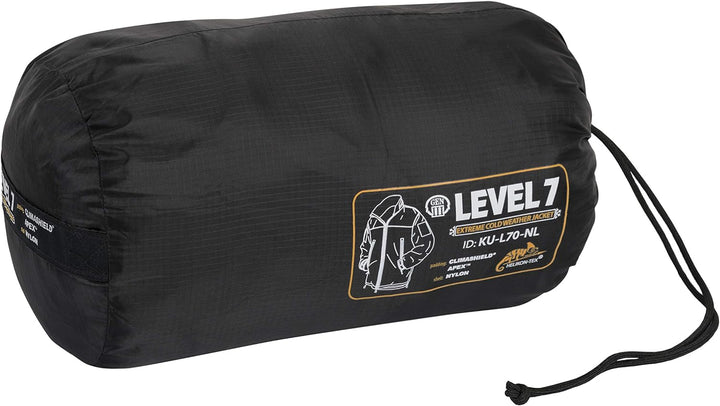 Helikon-Tex LEVEL 7 Lightweight Winter Jacke - Climashield Apex 100g - Schwarz