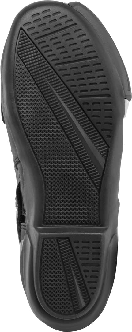 Bogotto Carta Race perforierte Damen Motorrad Stiefel 36 EU Schwarz Weiss, 36 EU Schwarz Weiß