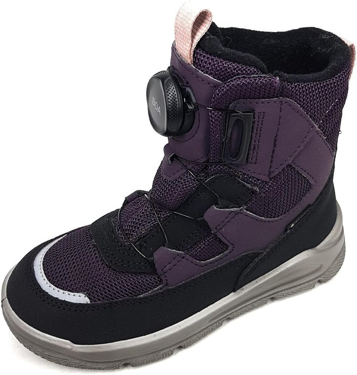Superfit Mädchen Mars Warm Gefütterte Gore-tex Schneestiefel 28 EU Schwarz Lila 0060, 28 EU Schwarz
