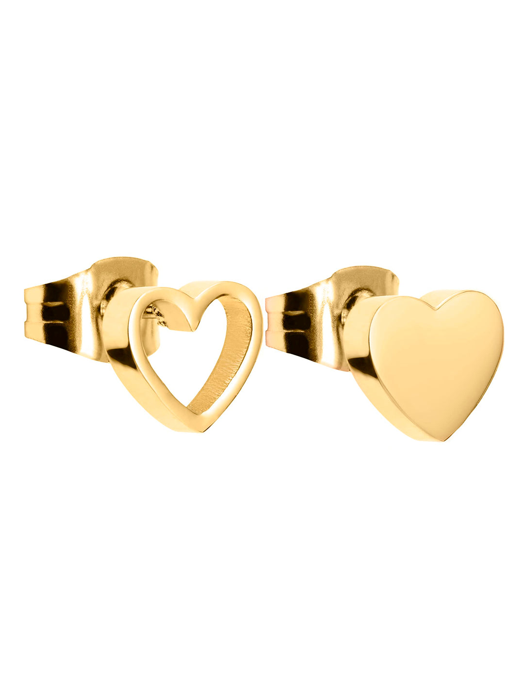 LIEBESKIND Damen-Ohrstecker Edelstahl, gold