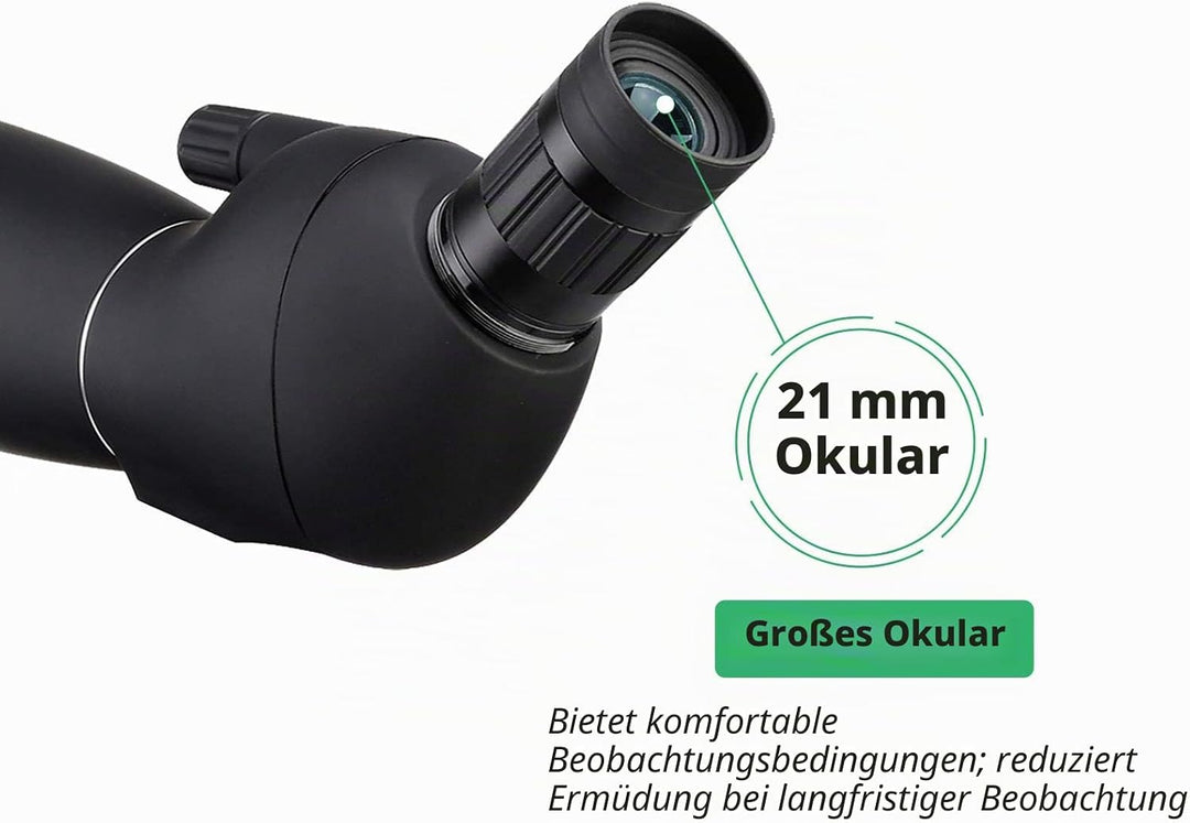 Svbony SV28 Spektiv, 25-75x70 Spektiv mit Stativ, HD BAK4 Prisma FMC Objektiv Spektiv mit Telefonada
