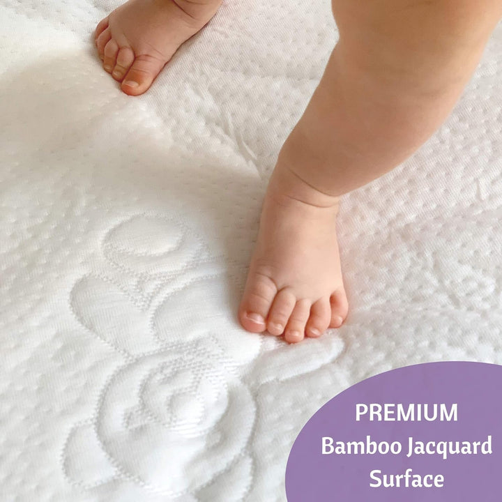 Vesta Baby Premium Kinderbett Matratzenschutz 140 x 70 cm - Geräuschlos Wasserdichte Padabdeckung Sp