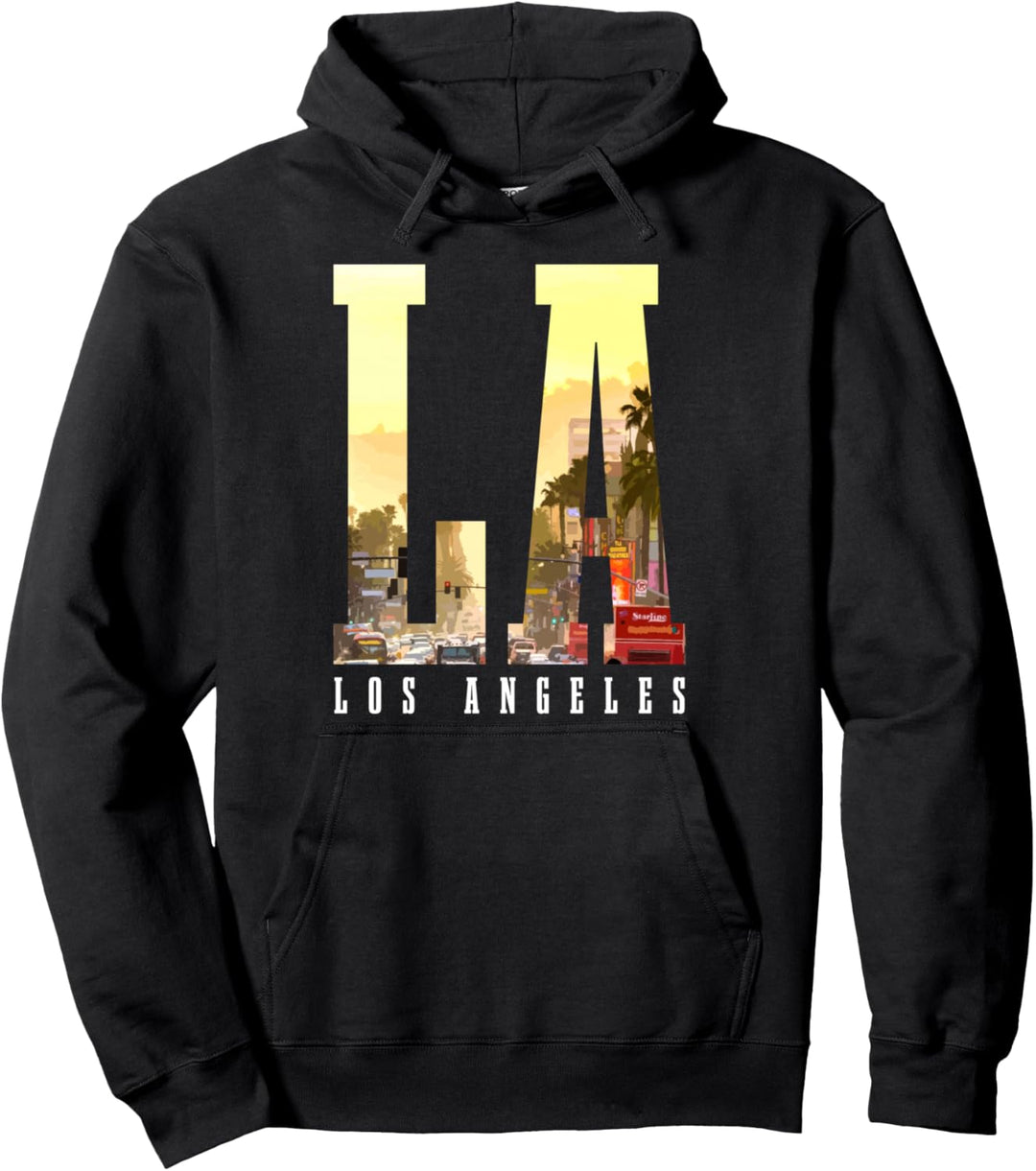 Los Angeles LA Skyline Vintage Kalifornien LA Pullover Hoodie