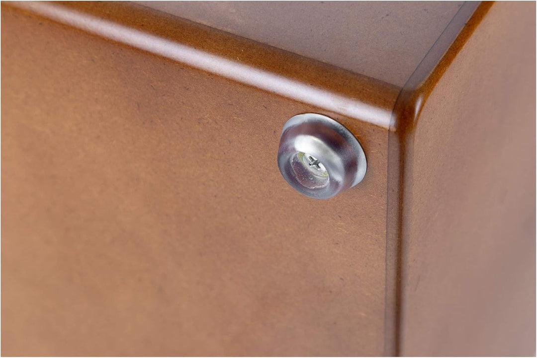 XDrum Cajon El Bajo Bass Port Walnut/Zebrano - Integrierter Bass Port für druckvollen Sound - Tromme