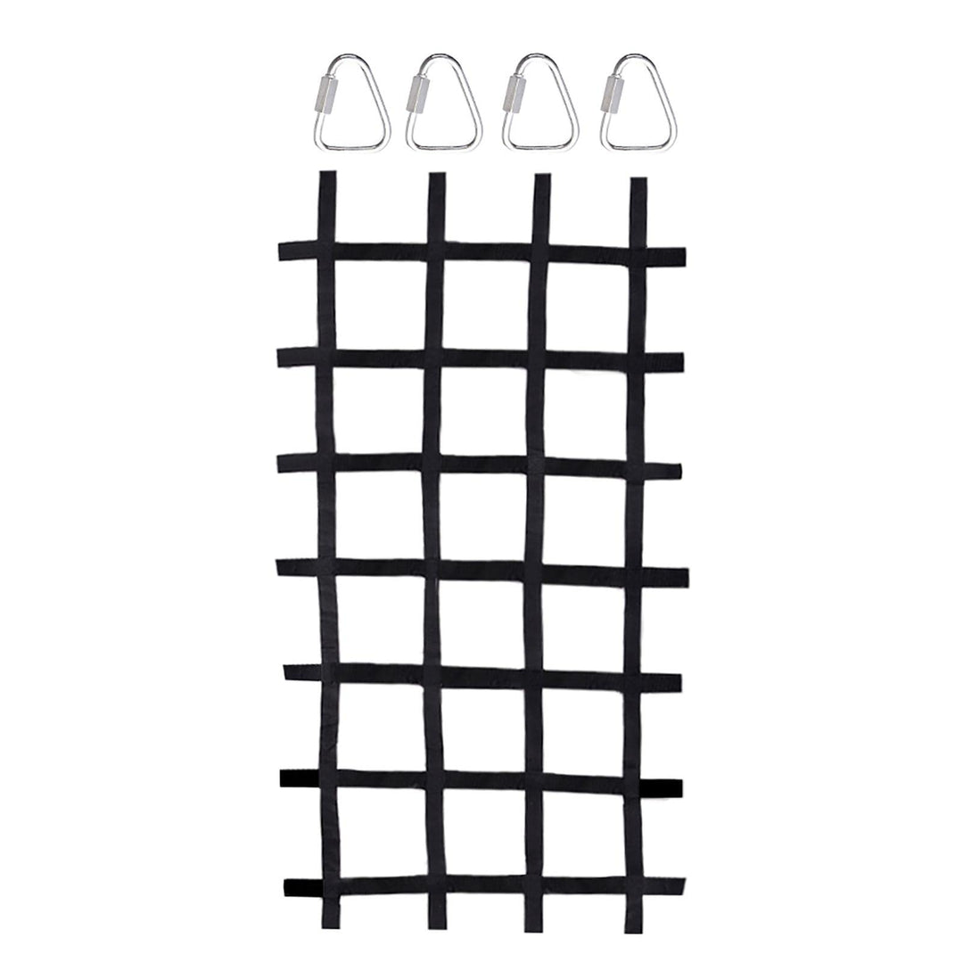Kletternetz für Kinder – Kletternetz für Kinder | 225,4 x 117,8 cm Netz mit Haken, Baumhaus, Dschung