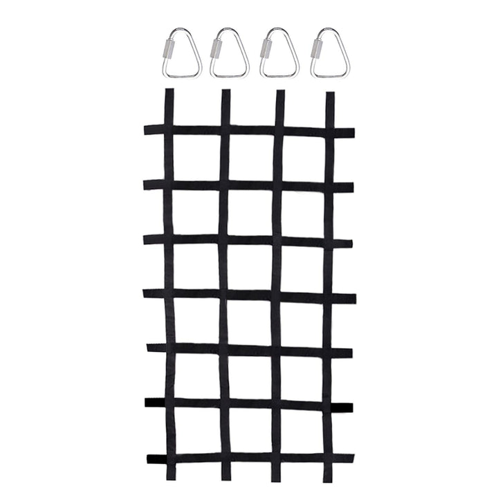 Kletternetz für Kinder – Kletternetz für Kinder | 225,4 x 117,8 cm Netz mit Haken, Baumhaus, Dschung