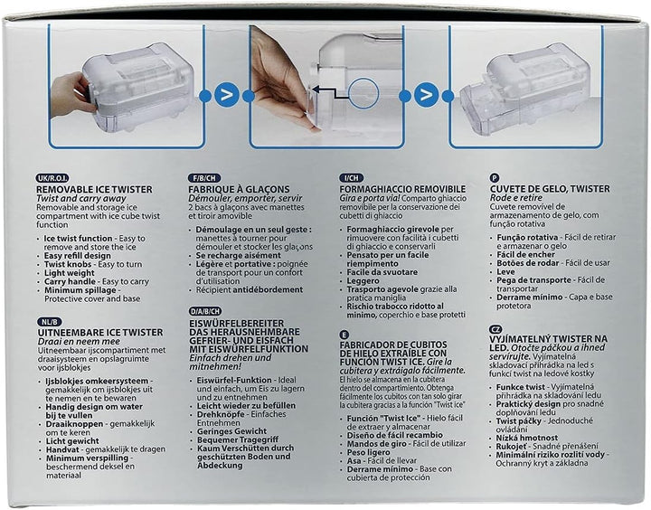 Wpro ICM101 Kühlzubehör, Ice Mate, Herausnehmbares Eisfach, Universell