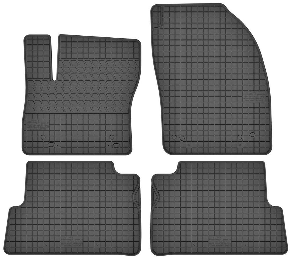 Fussmatten Vorne und Hinten 4er Set für Ford Kuga 2 2012-2019 Gummi Gummimatten Vorne, Hinten, Vorne