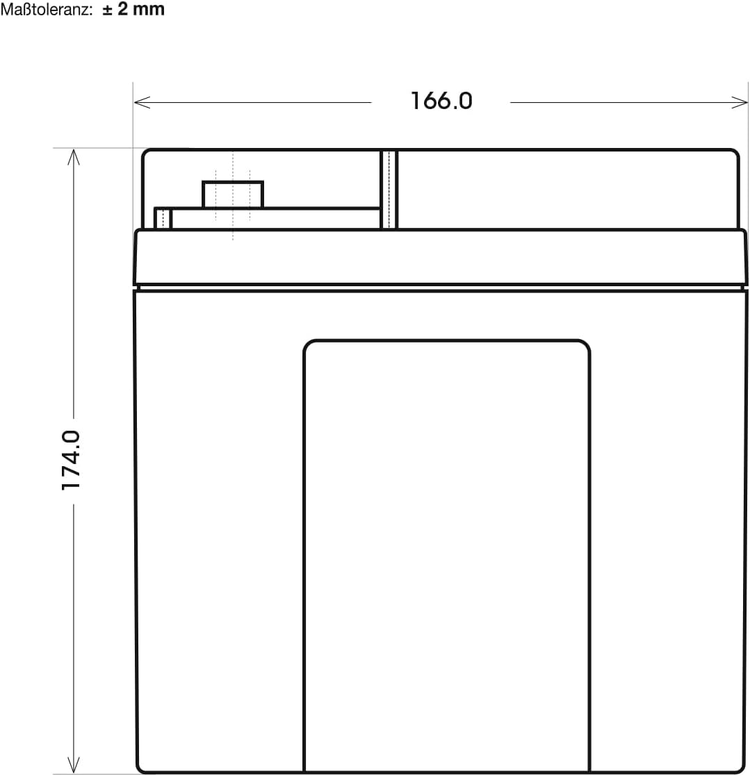 BIG E-Backup AGM Notstrombatterie 12V 42Ah für EPS- und USV-Systeme, Speicher- & Kommunikationssyste