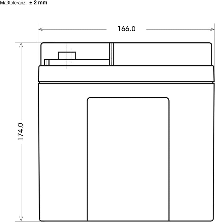 BIG E-Backup AGM Notstrombatterie 12V 42Ah für EPS- und USV-Systeme, Speicher- & Kommunikationssyste
