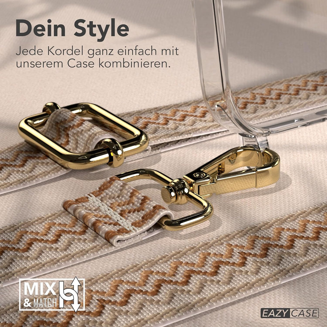EAZY CASE Handykette - Verstellbares Taschenband kompatibel mit iPhone 17 Pro Max, Schulterriemen, H