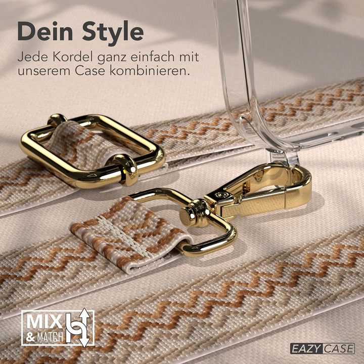 EAZY CASE Handykette - Verstellbares Taschenband kompatibel mit iPhone 17 Pro Max, Schulterriemen, H