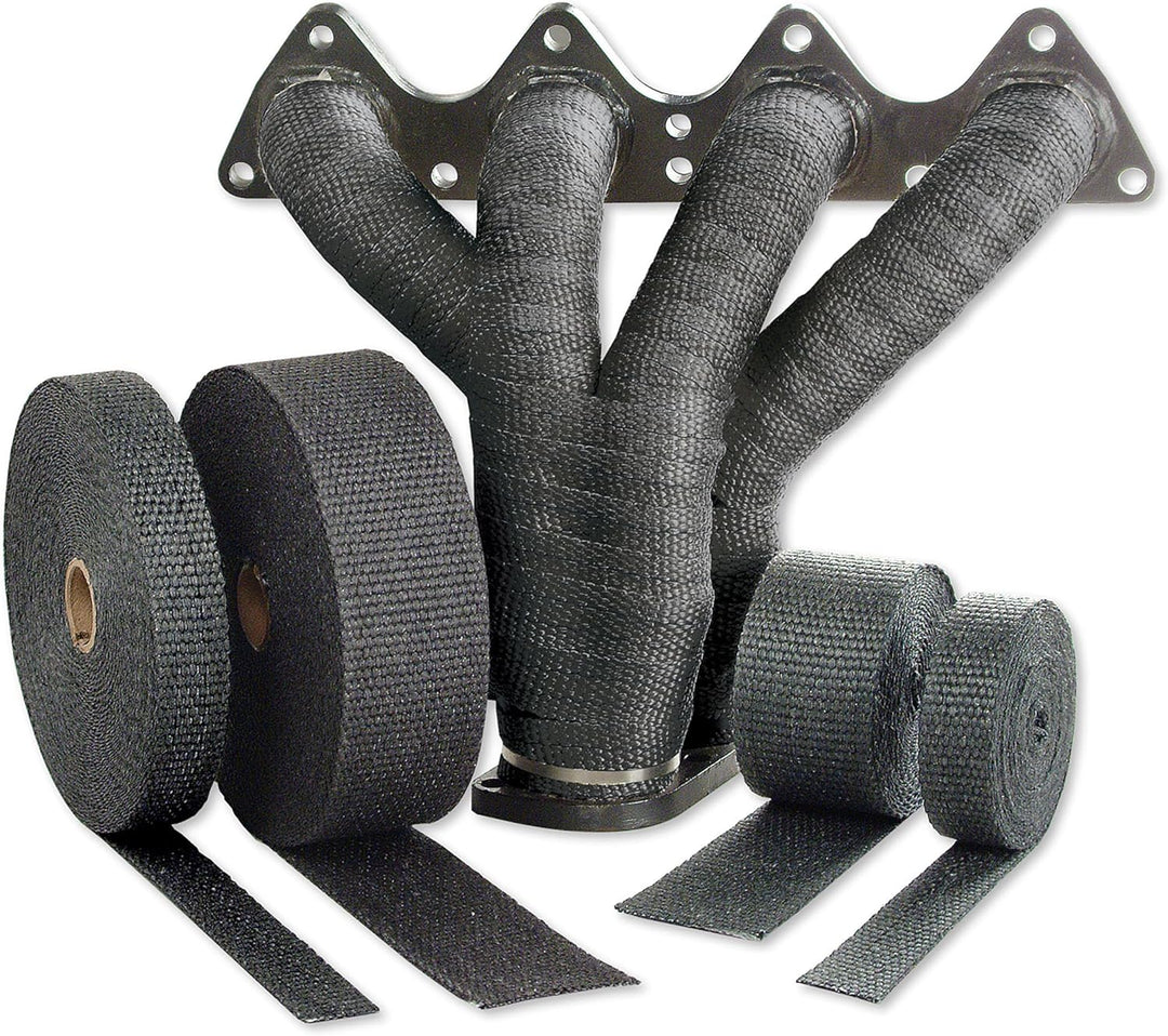 Design Engineering Dei 457 Auspuff Wärme Wrap, 2,5 cm X 50 'Roll – Tan 2\" x 15' Roll schwarz, 2\" x