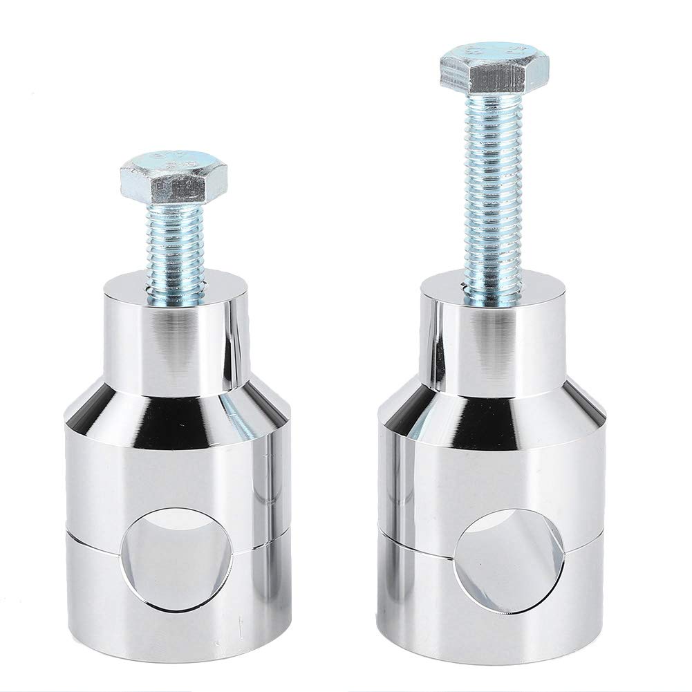 Lenker-Riser, 25 mm Lenker-Riser-Klemme mit Bolzen Universal-Motorradteile für Bobber Chopper-Lenker