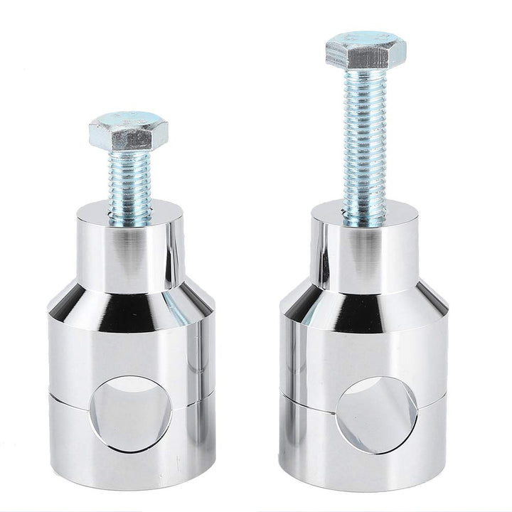 Lenker-Riser, 25 mm Lenker-Riser-Klemme mit Bolzen Universal-Motorradteile für Bobber Chopper-Lenker