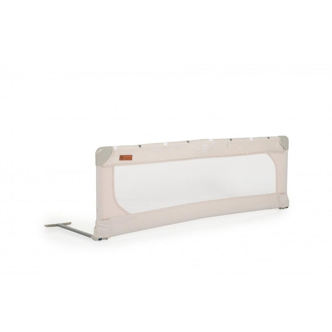 Cangaroo Bettschutzgitter Leinen 130 cm Bettgitter Rausfallschutz Front klappbar beige, beige