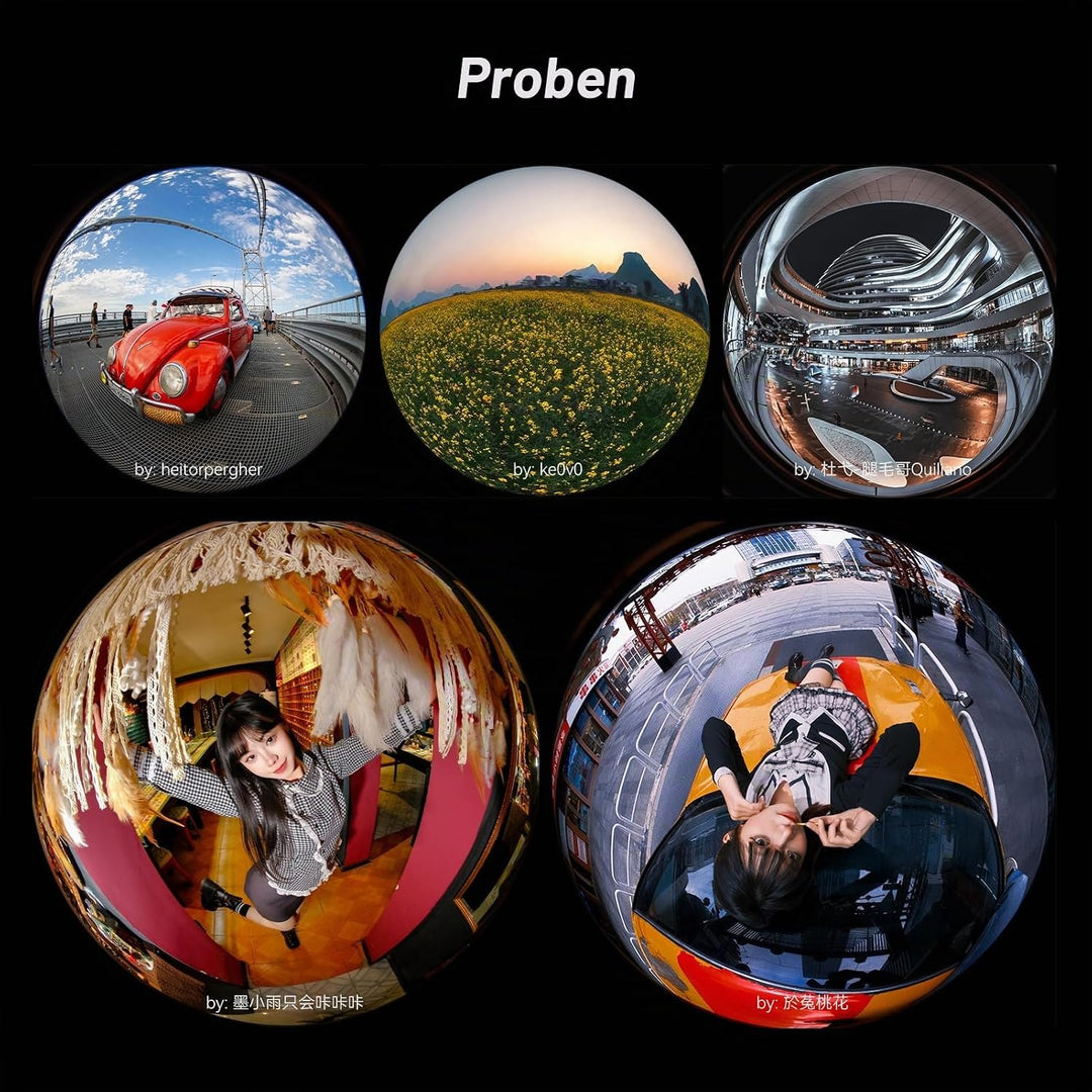 AstrHori 6.5mm F2.0 APS-C Fisheye Objektiv für Fuji X, Manueller Fokus 192° Ultraweitwinkel Objektiv
