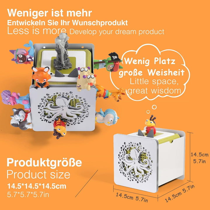 Metall Tonie Regal vollständig magnetisches Toniebox Regal Tonie aufbewahrung für bis zu 25-40 Figur