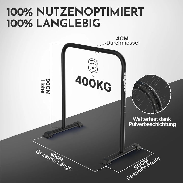 NEOLYMP Calisthenics Set – Komplettset mit Klimmzugstange Türrahmen, Turnringen, Liegestützgriffen,