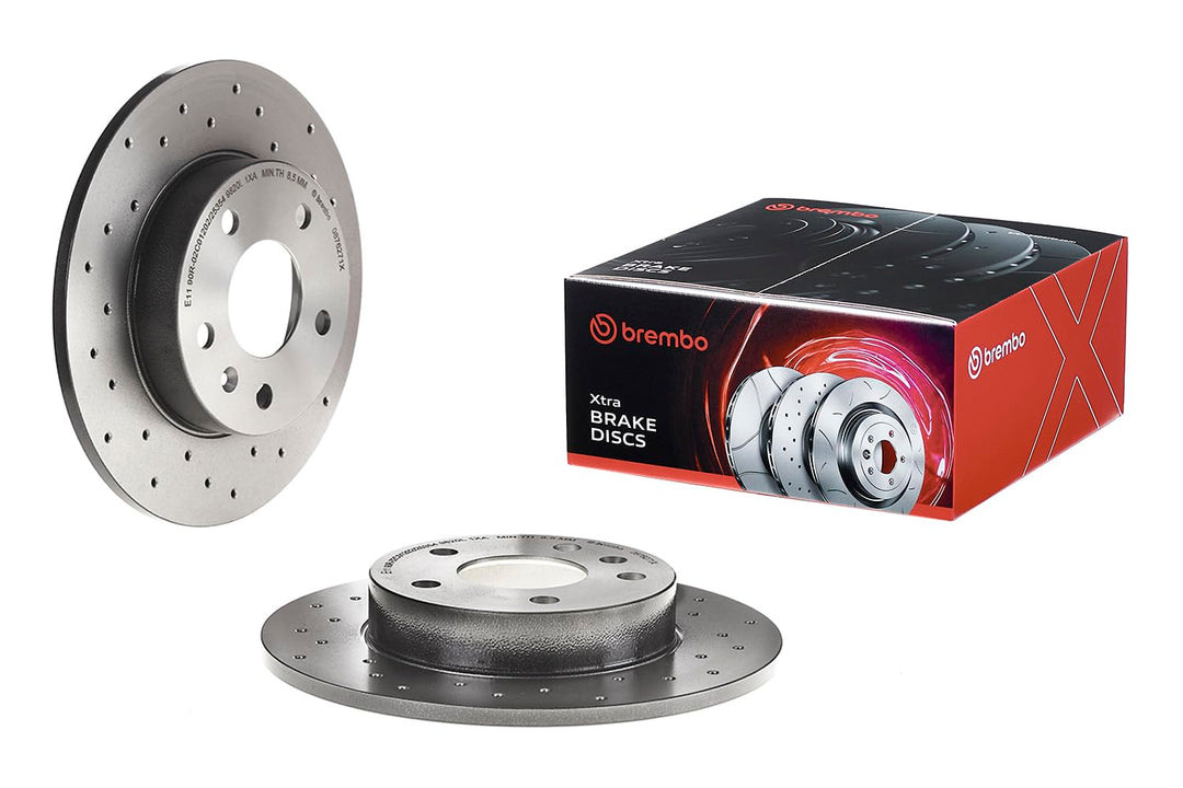 BREMBO 08.7627.1X Bremsscheibe Scheibenbremsen, Bremsscheiben (x2)
