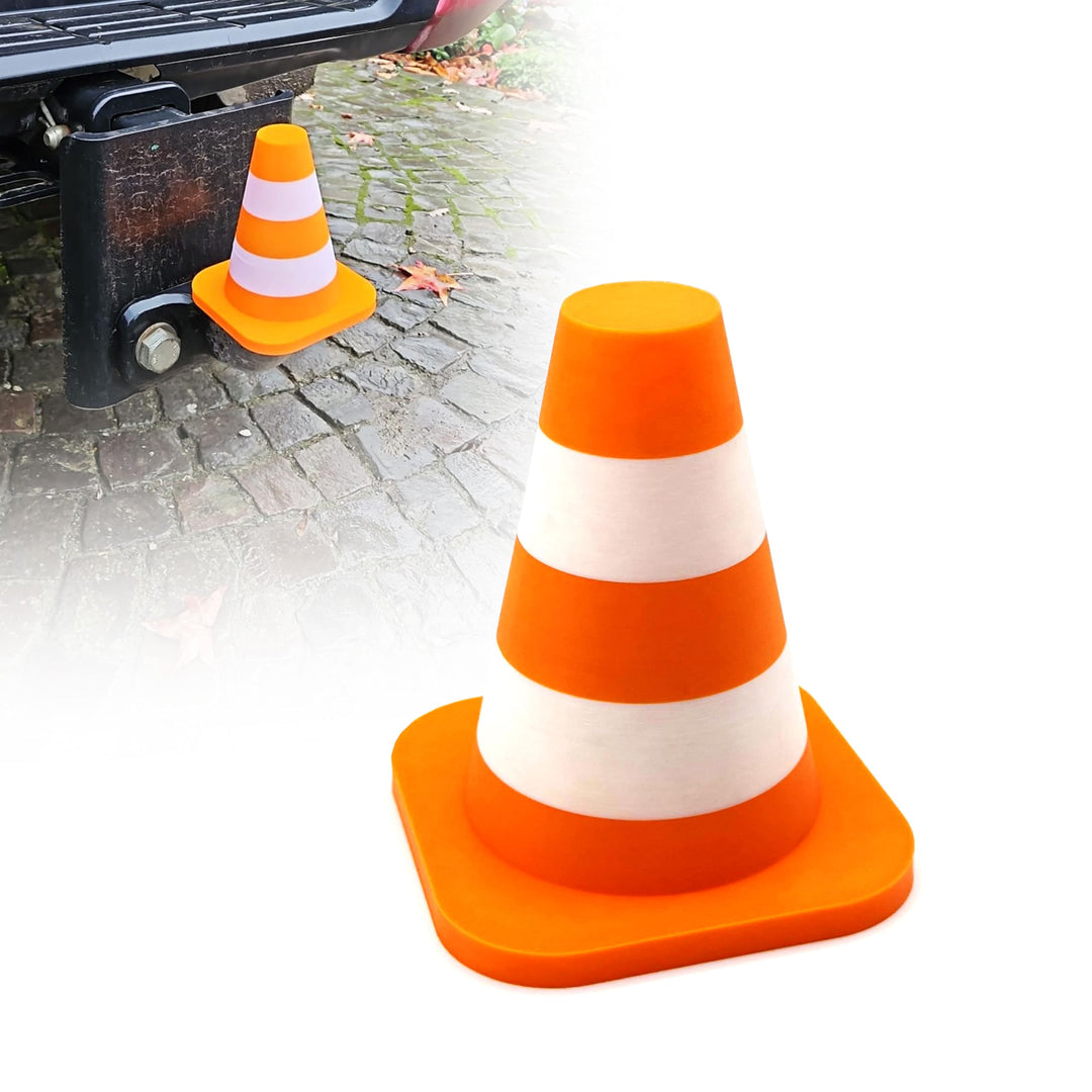 Pylone Anhängerkupplung Abdeckung – Leitkegel Verkehrskegel Kegel Baustelle Handwerker BAU – Schutzk