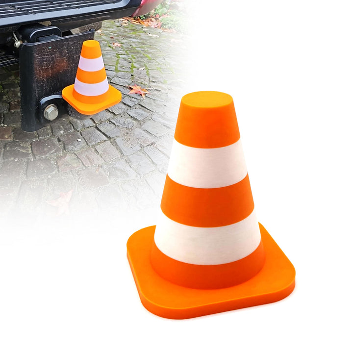 Pylone Anhängerkupplung Abdeckung – Leitkegel Verkehrskegel Kegel Baustelle Handwerker BAU – Schutzk