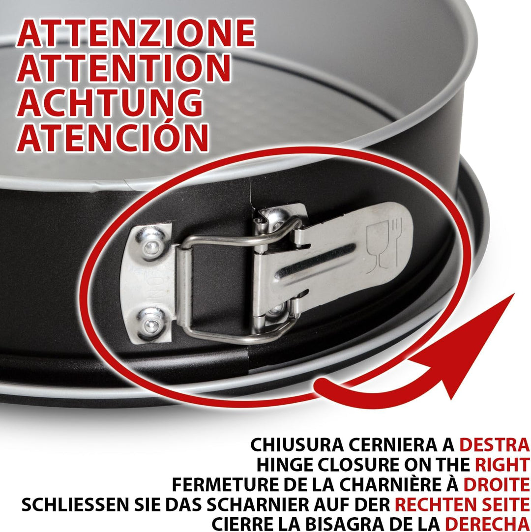 Springform Guardini Durchmesser -26 cm Bake and Take sehr gute Antihaftbeschichtung sichere Premium-